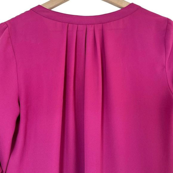 Under Skies from Anthropologie Long Sleeve V Neck Blouse Women’s Small - Picture 10 of 12